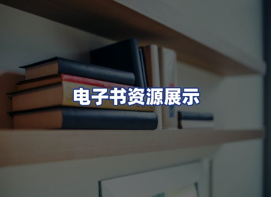 电子书资源展示